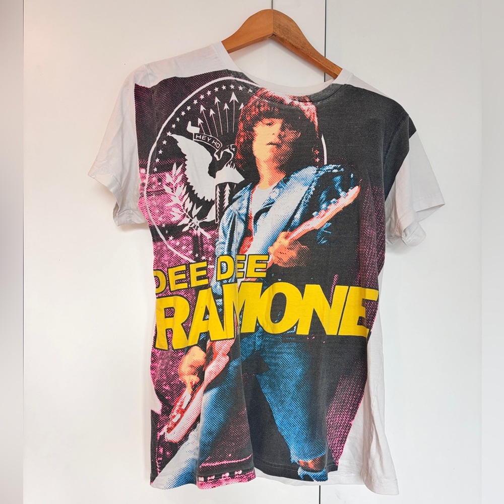 Vintage Dee Dee Ramone band tshirt